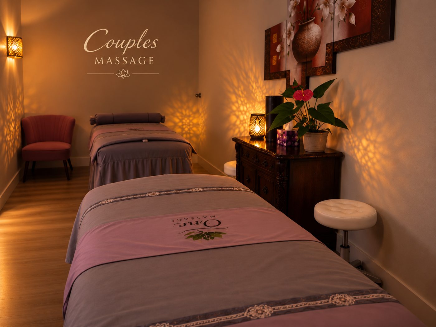 Couples massage room