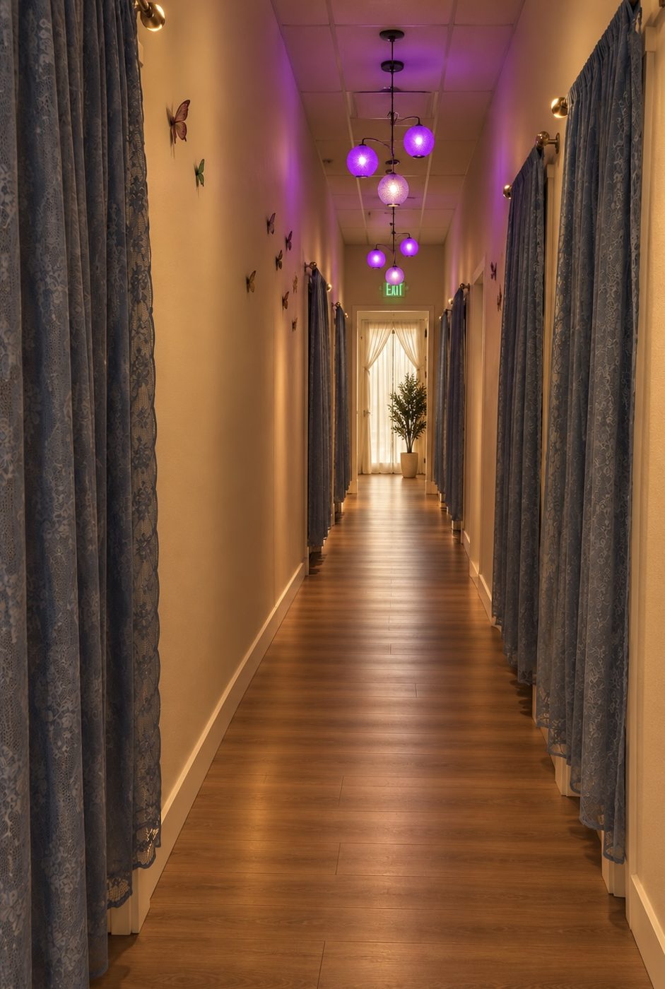 Hallway to the treatment rooms