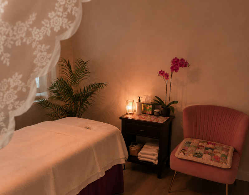 One Massage treatment room in Parker, CO